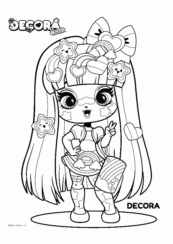 Decora Girlz Activity Sheet 1